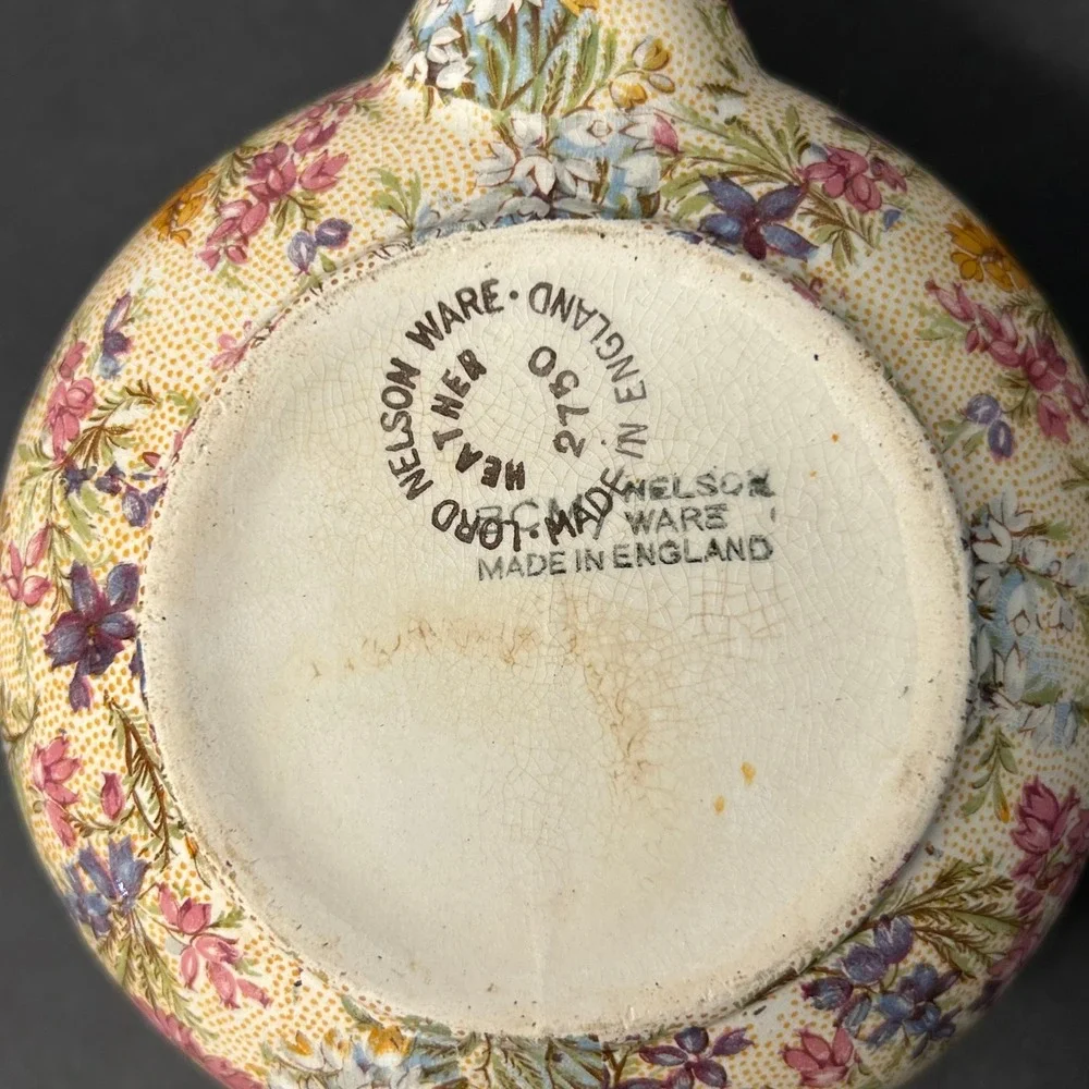 Lord Nelson Ware Heather Stacking Tea for One Set Floral Chintz 2780
